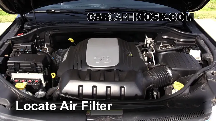 2012 Jeep Grand Cherokee Limited 5.7L V8 Air Filter (Engine)